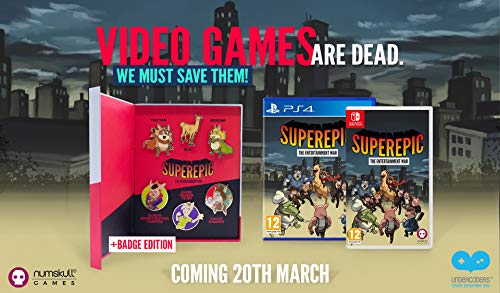 Jogo SUPEREPIC The Entertainment War (Nintendo Switch) Meridiem Games - Software de jogos de vídeo - metroidvania, humorístico, satírico, marmota, chama