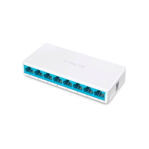 Switch MERCUSYS MS108 (8 Portas Gigabit - 2000 Mbps) Mercusys - Concentradores e comutadores - gigabit, 8 portas, 2000 mbps