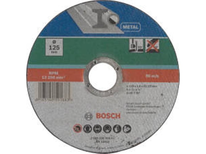Disco de Corte BOSCH em Fibra para Metal 125 mm Bosch Home and Garden - Lâminas de serra - 125mm, fibra, metal, bosch