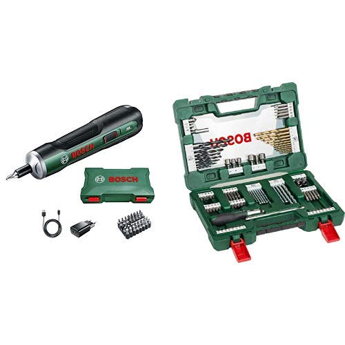 Aparador de Relva BOSCH PushDrive 18V-1100 Bosch - Chaves de fenda - pushdrive, bateria, azul