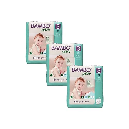 Fraldas BAMBO NATURE Eco Premium (Tam: M) ABENA - Fraldas - bambu, tecidos naturais, macia, absorvente