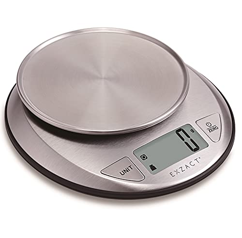 Balança de Cozinha EXZACT (Capacidade: 5 Kg - Precisão: 1 g) Exerz Limited - Balanças de medição - 5 kg, 1 g, sobre carregamento, tara, conversor
