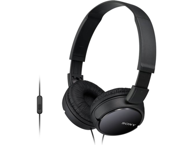 Auscultadores com Fio SONY MDR-ZX110APB (On Ear) Sony - Fones de ouvido e headsets - auscultadores, fio, sony, ondula, música