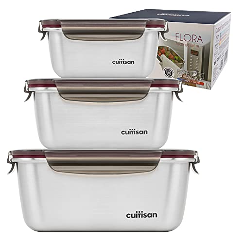 Conjunto de Recipientes para Alimentos CUITISAN Flora CNT Korea - Recipientes de armazenamento de alimentos - recipientes, alimentos
