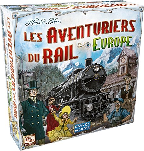 Jogo de tabuleiro ASMODEE Aventuriers du Rail - Europe (8 anos) Asmodee - Jogos - estratégia, cartas, peões, 8 anos