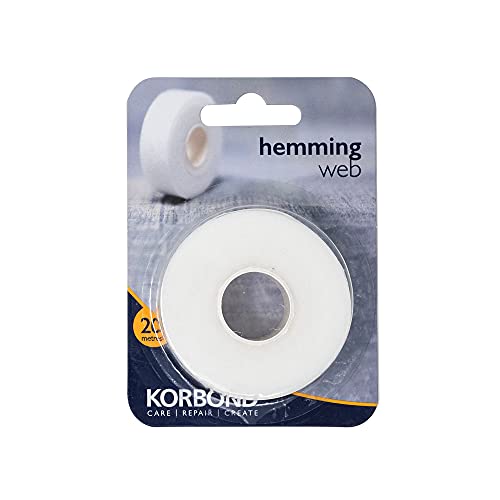 Fita Termo-Adesiva KORBOND Branco (2cmx20m) Korbond - Adesivos e ímãs para artesanato - branco, 2cmx20m, resistente ao calor, fácil de aplicar