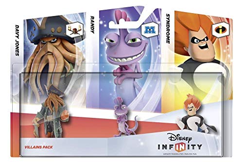Disney Infinity Villains Pack 3 Figures (PS4) Disney - Acessórios para consoles de videogame - davy jones, randy, syndrome, disney infinity
