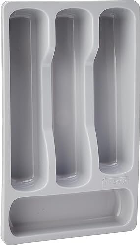 Organizador de Talheres CURVER 228006 Cinzento KETER IBERIA, S.L.U - Organizadores de utensílios e talheres - cinzento, plástico, 30x10 cm