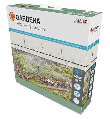 Sistema de Rega Gota a Gota Gardena 13450-20 - Verde (Jardinagem) Gardena - Mangueiras de jardim - gota a gota, jardinagem