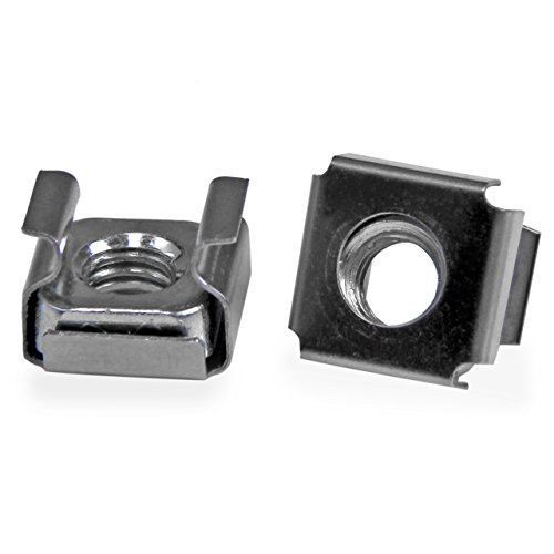 Porcas Gaiola STARTECH.COM CABCAGENTS62 (M6 - 10 cm - 100 peças) STARTECH.COM - Suportes e barras de reforço - m6, 10 cm, 100 peças