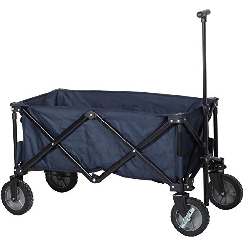 Carrinho de Campismo CAMPART Travel HC-0910 Campart - Carrinhos de mão - 70 kg, 11,3 kg, 90,5 x 48 x 98 cm, preto e azul marinho