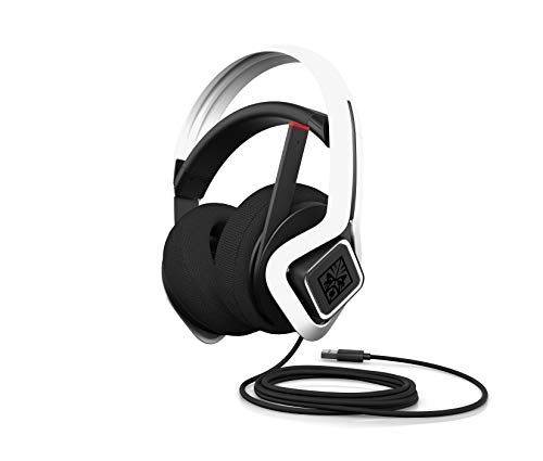 Auscultadores Gaming com fio HP OMEN by HP Mindframe Prime (On ear - Microfone - Branco) HP - Fones de ouvido e headsets - on ear, microfone, branco, som surround
