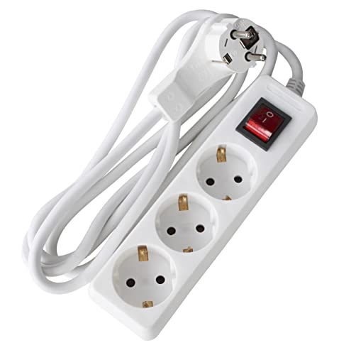Extensão Elétrica SCHWABE F24 (3 tomadas) as - Schwabe - Fios e cabos elétricos - extensão elétrica, schwabe f24, 3 tomadas