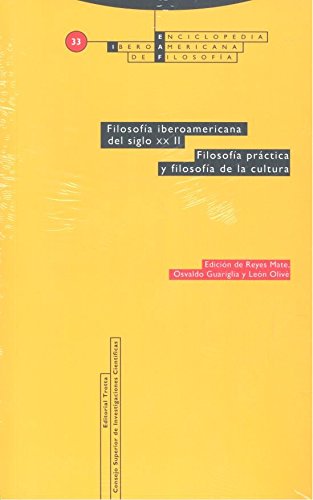Livro Filosofía Ibéricoamericana Del Siglo Xx, 33-2: Filosofía Práctica Y Filosofía De La Cultura Editorial Trotta, S.A. - Livros - livro, filosofia, iberoamericana, siglo xx, prática, cultura