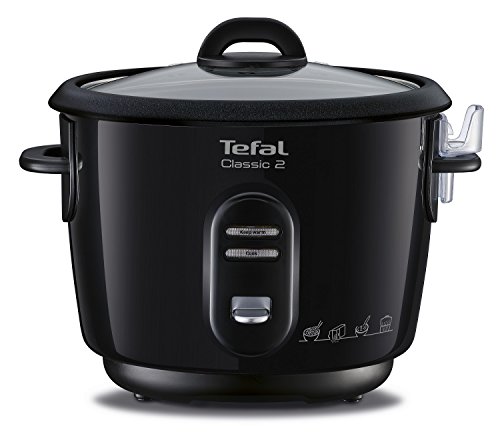 Panela de Cozedura Lenta TEFAL RK102811 (Preto - 6.5 L) Tefal - Panelas de arroz - preto, 6.5 L, 500 W, visor incorporado