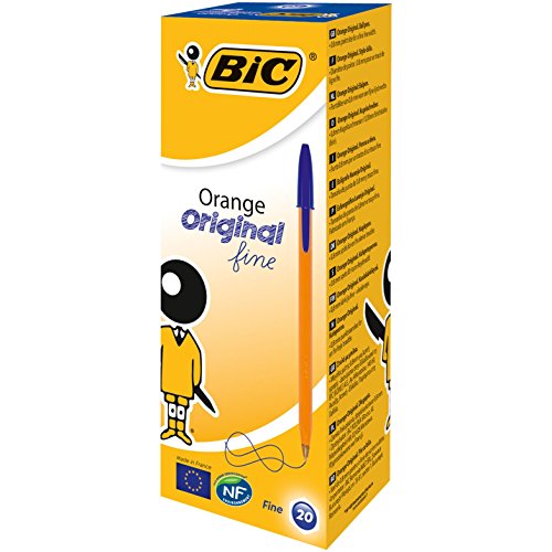 Canetas BIC Orange Original Fine 0.8 mm Azul BIC - Canetas - precisão, 0,8 mm, fina, azul