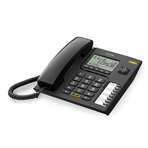Telefone sem fio ALCATEL T76 Preto, Prateado ALCATEL - Telefonia - telefone sem fio, visor 1.77 polegadas, identificação chamada, 30 chamadas entrantes/saídas, 8 teclas directas