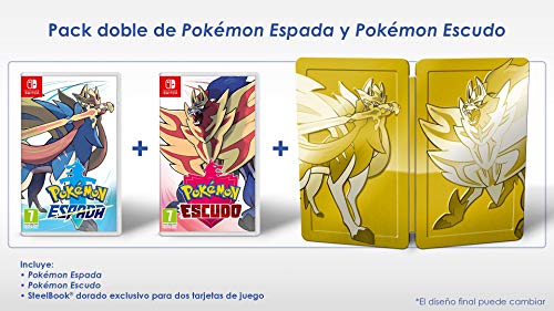 Jogo Nintendo Switch Pokemon Sword and Shield Dual Pack (M7) Nintendo - Software de jogos de vídeo - nintendo switch, pokemon sword and shield, dual pack