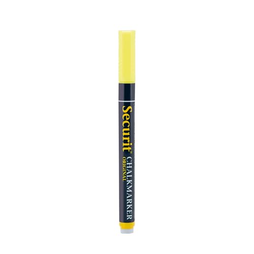 Marcador de Giz SECURIT Original Small Amarelo SECURIT - Marcadores - 1-2 mm, ventilada, anti-perda, cera de abelhas