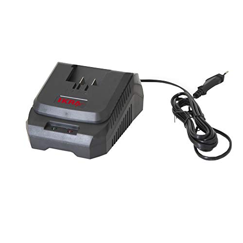 Carregador Bateria Ikra 20 V com Ecrã Led IKRA - Carregadores de ferramentas elétricas - recarregável, preto, ecrã LED, 20 v