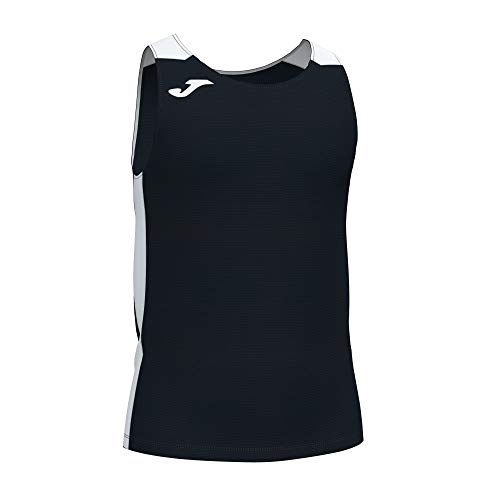Camiseta de Homem para Futebol Record Ii Preto Branco TIRANTES Joma - Camisas e tops - algodão, poliéster, futebol, lavável