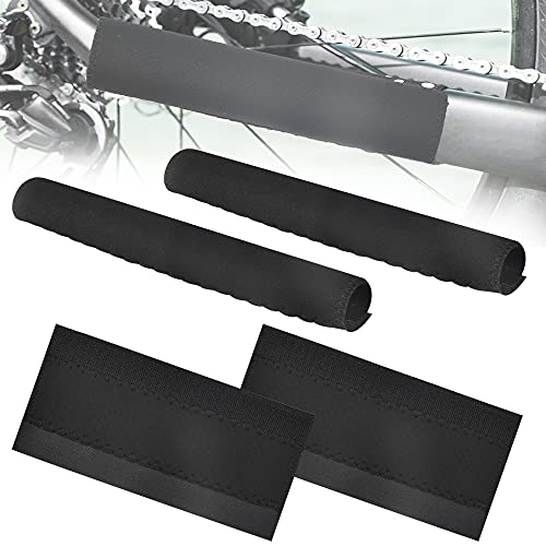 Protetor de Cadeia BUENTYA 4 Pcs (Preto - Poliéster) BUENTYA - Pequenas peças de bicicleta - poliéster, preto, 4 peças