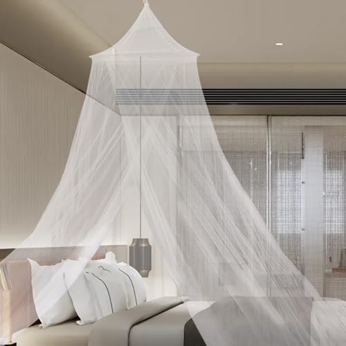 Mosquiteiro para Cama com Cobertura de Tecido 100% Algodão Dxmcgttbd - Roupa de cama - tecido, algodão, fácil montagem, transportável