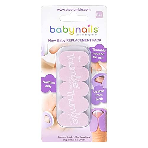 Baby Nails Conjunto de 5 Limas de Unhas (Recondicionado Como Novo) Baby Nails - Banho e corpo - 5 limas, retira-se facilmente, uso com as mãos ocupadas, seguras