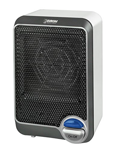 Aquecedor Termoventilador EUROM Fan Heater 600 (600 W) EUROMAC - Aquecedores portáteis - 600 W, preto branco, plástico
