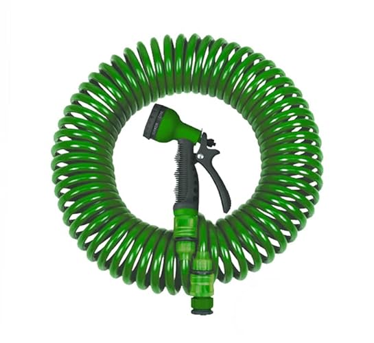 Hersig 4000-1500 mangueira de água para jardim HERSIG - Válvulas de encanamento - pequeno espaço, enroscável, extensão 15 metros, pulverizador