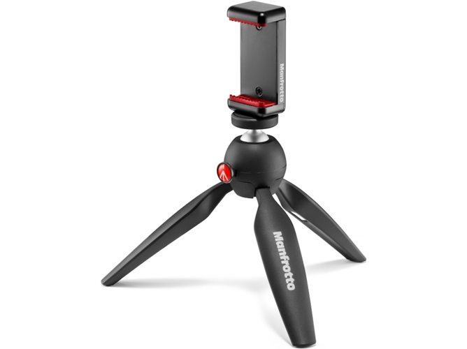 Tripé MANFROTTO Pixi Clamp (Preto - Alumínio) Manfrotto - Tripés e monopés para telemóveis e tablets - clamp, alumínio, preto