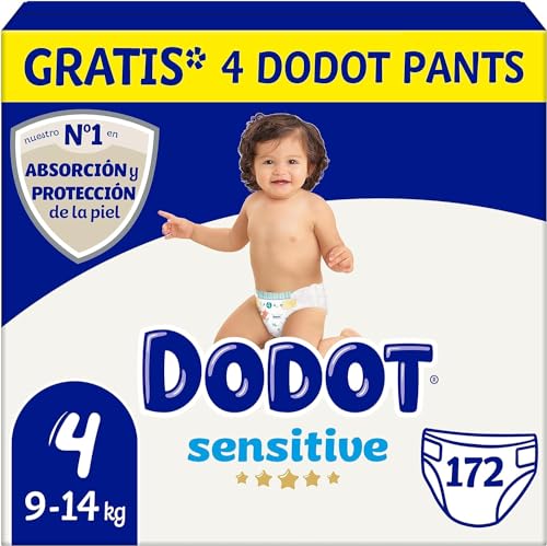 Fraldas DODOT Sensível (Pack 1 Unidade - 172 Fraldas) Procter & Gamble - Fraldas - fraldas, dodot, sensível, pack