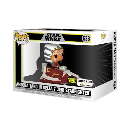 Figura FUNKO POP! Rides: Star Wars - Ahsoka Tano In Delta-7B Funko - Brinquedos - figura, funko pop, star wars, ahsoka tano, delta-7b, pvc
