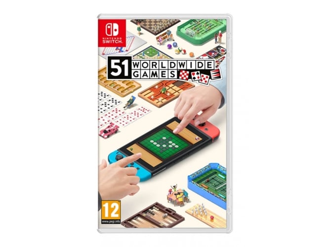 Jogo Nintendo Switch 51 Worldwide Games (Ninja) Nintendo - Software de computador - jogo de mesa, 51 jogos, dados e cartas, clássicos