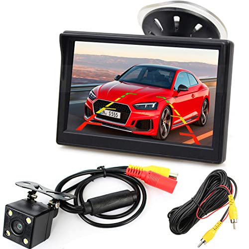 Câmara de segurança para automóveis 12 V-24 V 5 pol. HD LCD (Domótica) xinyida - Câmeras de estacionamento para veículos motorizados - câmera, segurança, automóveis, hd lcd
