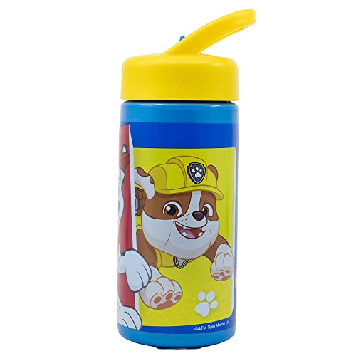 Garrafa para Bebida PATRULLA CANINA (410ml) Stor - Garrafas de água - azul vermelho, pvc, 410 ml, livre bpa, asa superior