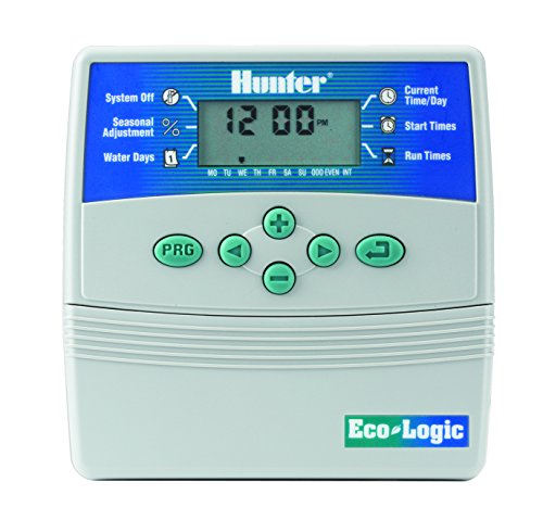 Programador de Rega HUNTER ELC-401I (400 x 250 x 150 mm) Hunter - Móveis de exterior - 4 zonas, controlo manual, função Eco, calendário