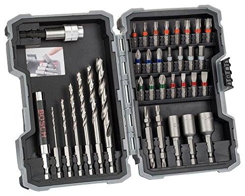 Conjunto de Pontas para Aparafusar BOSCH 2 607 017 327 Bosch - Acessórios para brocas e parafusadeiras - conjunto, pontas, aparafusar, bosch, 2 607 017 327, 35 peças