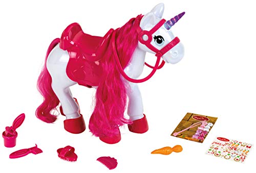 Boneca THEO KLEIN Princess Coralie Unicornio (Idade Mínima Recomendada: 3 anos) KLEIN - Bonecos de ação e brinquedo - unicórnio, 3 anos, cabeça que fala, acessórios