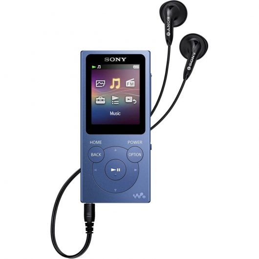 Leitor MP4 SONY Walkman NW-E394 Azul (8 GB) Sony - Reprodutores de mp3 - 8 gb, azul, microsd, mp3, WMA