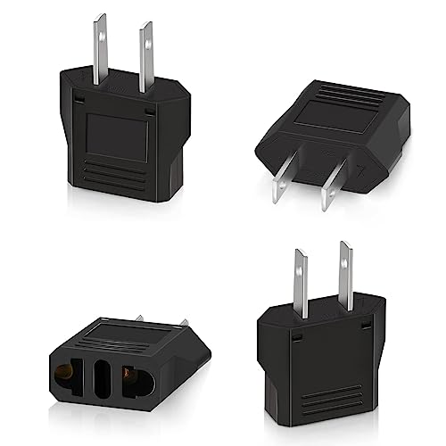 Adaptador BOIYITIOME 4 Peças (Universal - Branco) BOIYITIOME - Conversores e adaptadores de viagem - universal, branco, metal