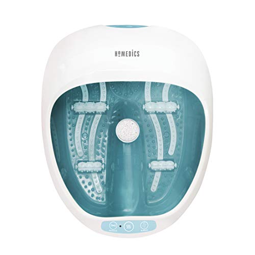 Banheira de Pés HOMEDICS Premium Spa Deluxe com Massagem Homedics - Massagem e relaxamento - massagem vibratória, 4 rolos de massagem, pedicure, limpeza