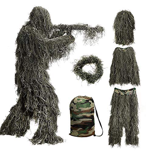 Fato de Homem GHILLIE SUIT Camuflagem Deserto (Tam: Tamanho Único) Bseical - Fatos de ghillie - camuflagem, deserto, tamanho único, resistente