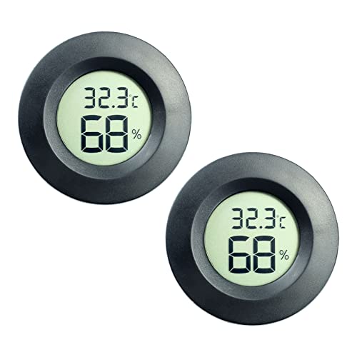 Termómetro Digital ZHITING 2PCS Black (Recondicionado Como Novo) ZHITING - Previsores do tempo e estações - digital, resistente à humidade, função ambiente, -50 a 70 °C