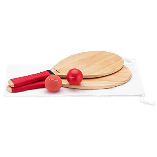 Conjunto de 2 Raquetes e 2 Bolas de Ténis de Cabo NAVARIS Kw-Commerce - Brinquedos de esporte com raquete - raquetas, bolas, tennis, cabo