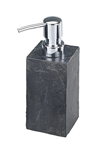 Dispensador de Sabonetes e Creme Wenko Slate Rock | Antracite (Cozinha e Casa de Banho) Wenko - Dosadores de sabão e loção - sabonetes, creme, antracite