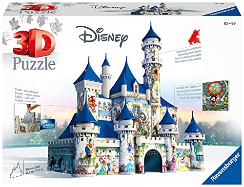 Puzzle 3D RUNANDRAKE Castle Disney (Idade Mínima: 12 - 216 Peças) Ravensburger - Quebra-cabeças de encaixar - 3D, disney, 216 peças, 12 anos