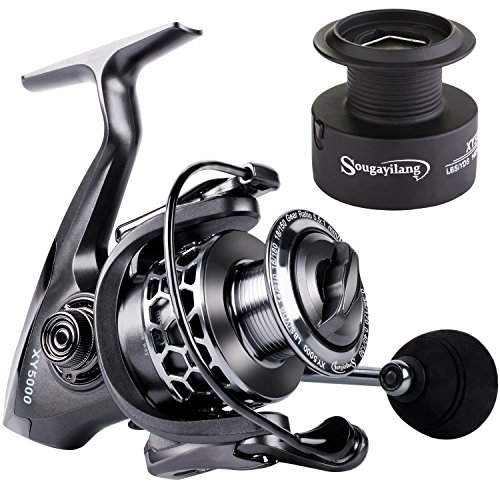 Carretos de Pesca SUGAYILANG 13+1Bb (Carga Máxima: 0.15 kg) Sougayilang - Carretéis de pesca - 13+1Bb, carga máxima 0.15 kg, alumínio, plástico