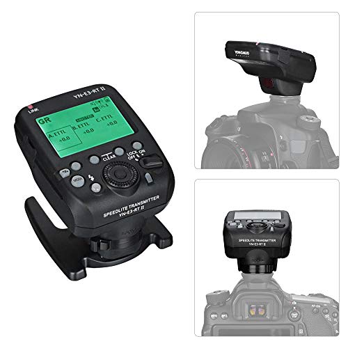 Flash YONGNUO YN-E3-RT II (NG: 60 - Controlo: TTL) Yongnuo - Controlos remotos de câmara - 60 flashes, ttl, canon eos, preto