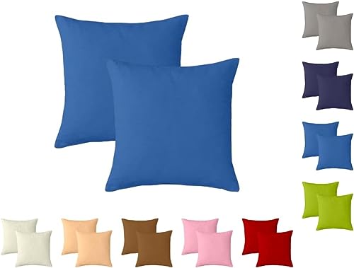 Capa para Almofada TIENDA EURASIA Pack de 2 Fundas de Almofada em Tecido Resistente TIENDA EURASIA - Fronhas e almofadas - almofada, tecido resistente, suave ao toque, cobertor decorativo